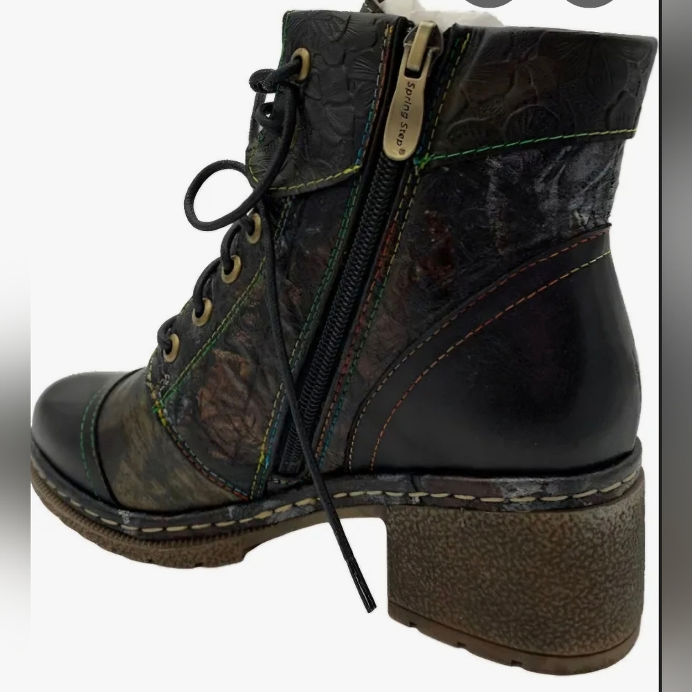NWT - L'ARTISTE By Spring Step Lace-Up Boots, Women's Size EU 36 (US 5.5-6 M) - Picture 2 of 2